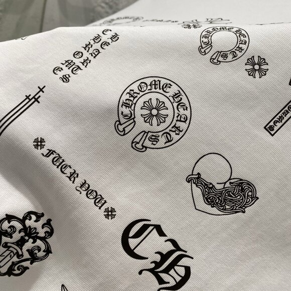 Chrome Hearts Print White Long Sleeve T-Shirt - Picture 7 of 8